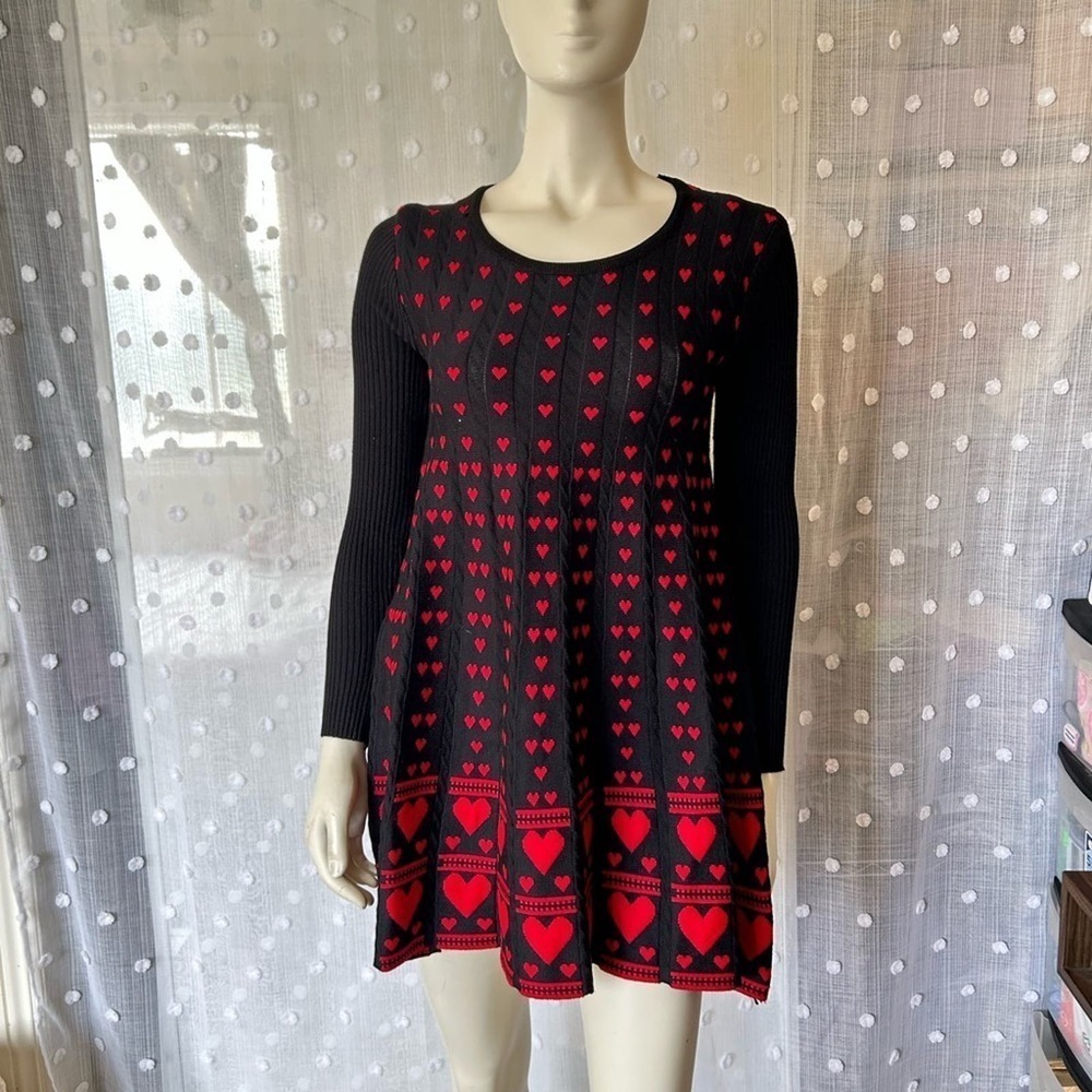 Vintage heart mini dress